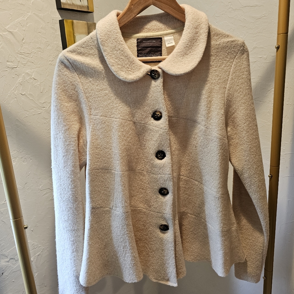 Elegant Cream Teddy Jacket